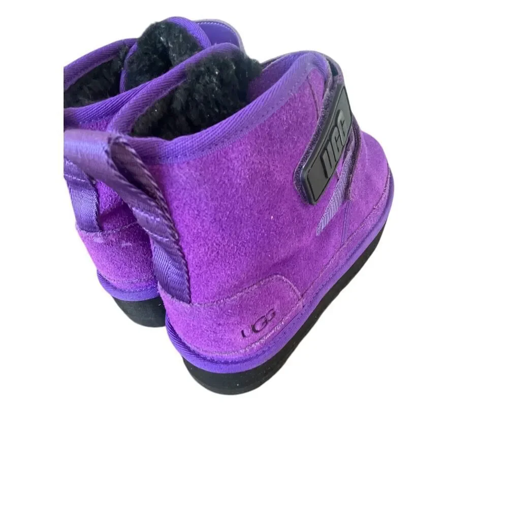UGG Neumel Platform Suede Ankle Boots Size 6